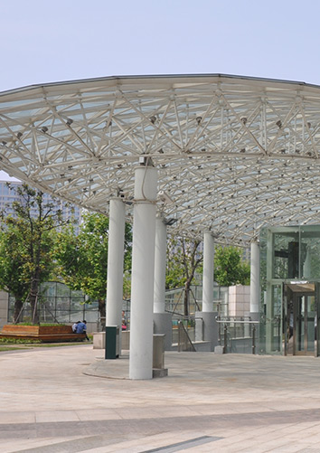 金融街地铁出口网架